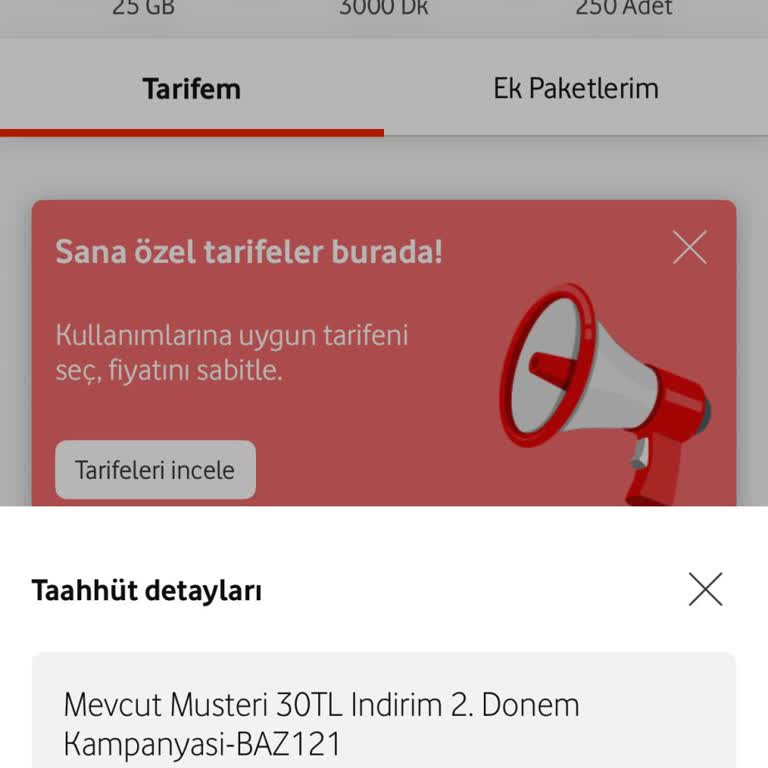 Vodafone Taahhüt Bitiş Tarihinde Uygulama Ve Müşteri Hizmetleri Arasında Çelişki