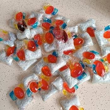 Aldığım Bulaşık Tableti Patlamış Ve Birbirine Yapışmış Çıktı