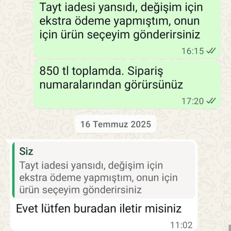Aylarca Oyalandım, Ne Ürün Geldi Ne Param İade Edildi