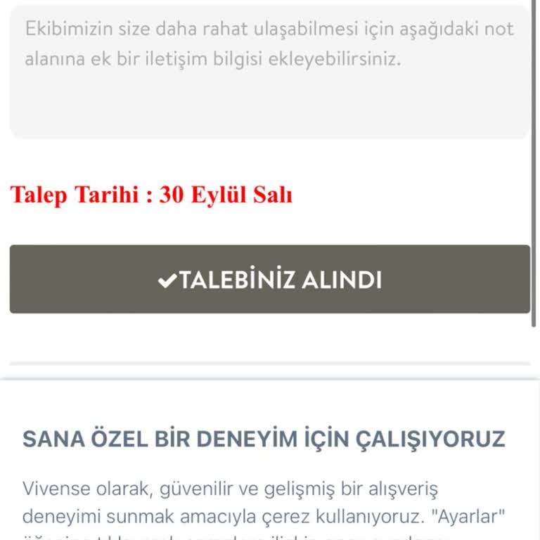 Teslimat Günü Hayal Kırıklığı Ve Ulaşılamayan Müşteri Hizmetleri