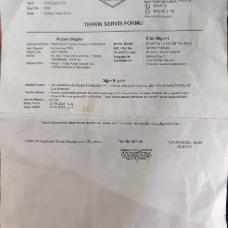 Garanti Kapsamındaki Kusurlu Telefon İçin Haksız Ücret Talebi Ve İade Sorunu