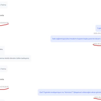 Satın Alınan Hizmetlerin Teslim Edilmemesi Ve Müşteri Hizmetlerinde Çözüm Sunulmaması