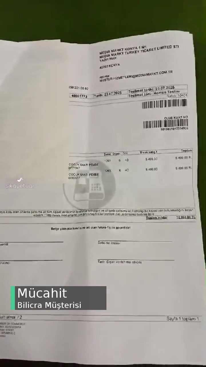 Bilicra Akıllı Çocuk Saati Arızası! videonun kapak resmi