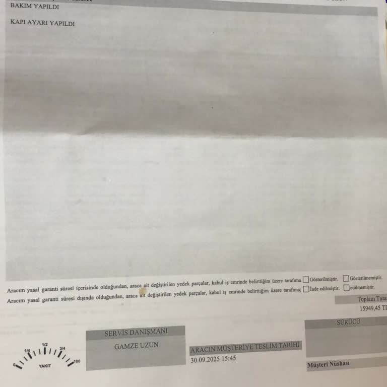 Peugeot Bakım Fiyatlarında Tutarsızlık Ve Mağduriyet Yaşadım