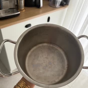 Korkmaz Mutfak Eşyaları Çelik Tencere Takımı İlk Kullanımda Leke Ve Deformasyon Oluşturdu!