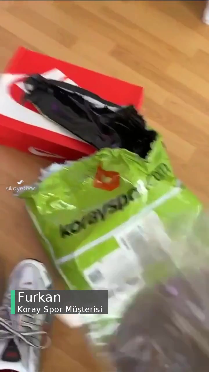 Koray Spor Yanlış Ürün Gönderilmesi videonun kapak resmi