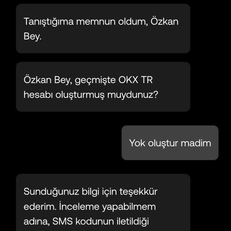 OKX TR Ve MKK Arasında Yaşanan Yönlendirme Sorunu