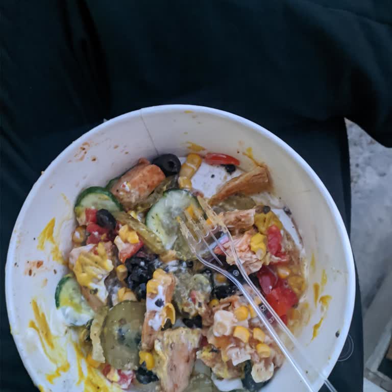 Subway Salad Delivery Issue — Paid Full, Got Half Portion