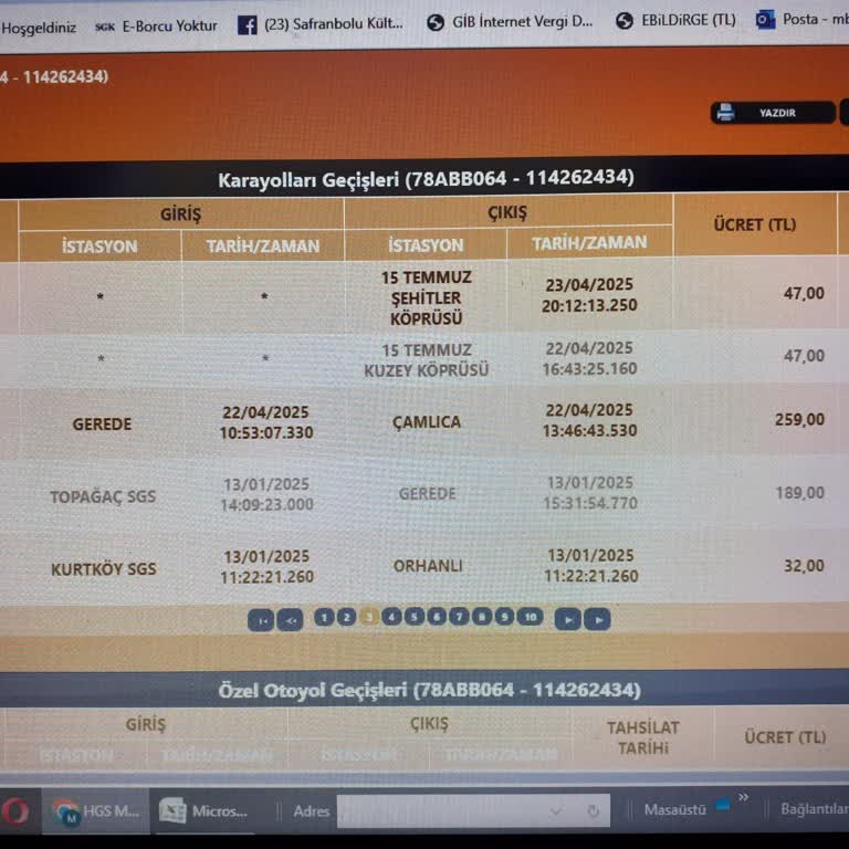 HGS Geçiş Ücreti Tahsil Edilmedi İcra İle Karşılaştım