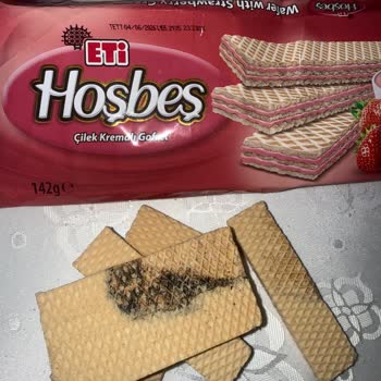 Aldığım Eti Hoşbeş Çilekli Ürününde Küf Ve Yabancı Madde Şoku