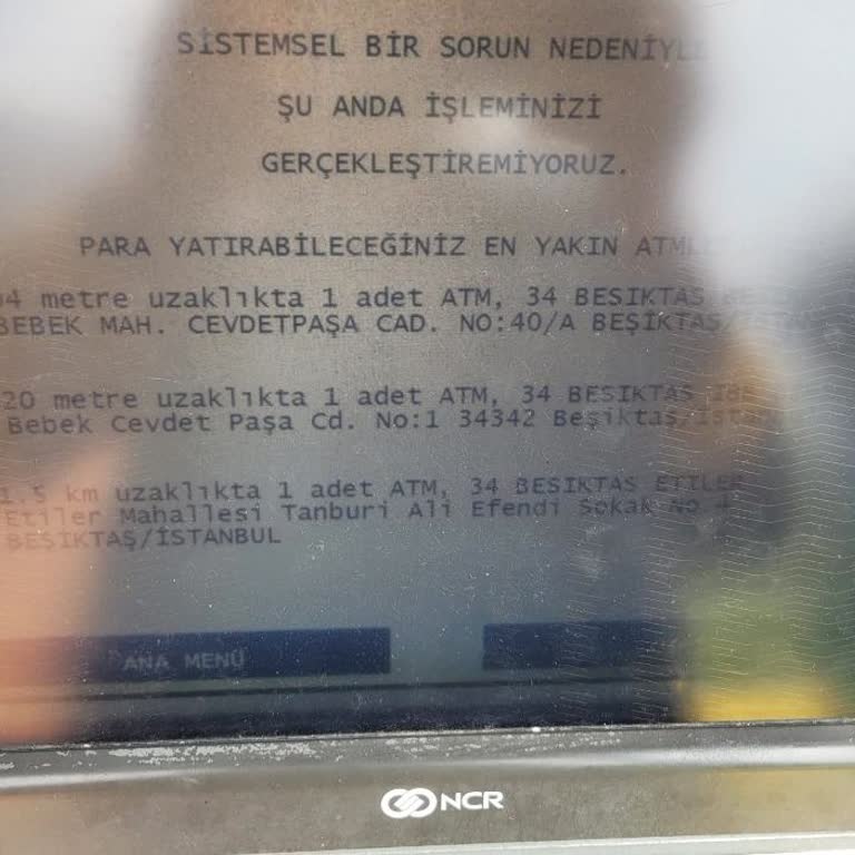 ATM'de Para Yatırma Sorunu Ve İletişim Eksikliği Nedeniyle Mağduriyet