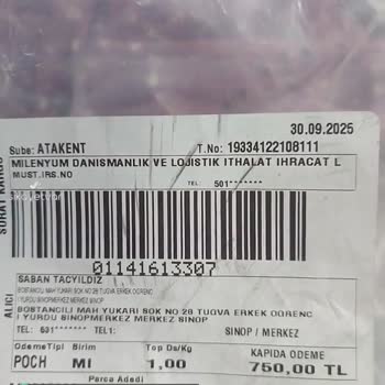 Akyz Lojistik Dağıtım Alakasız Ürünler Geldi!