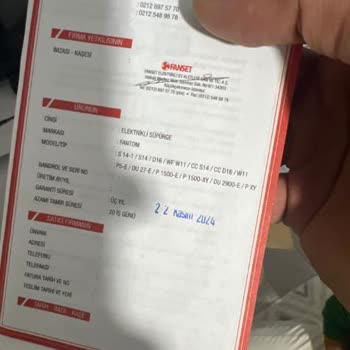 Kullanılmış Ve Eksik Parçalı Ürünün Sıfır Diye Gönderilmesi