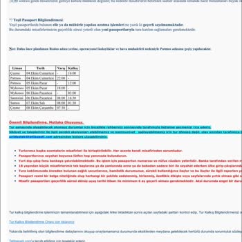 Tur Güzergahı Ve Saatleri Son Anda Değiştirildi Ek Ücret Talep Edildi Mağdur Edildik