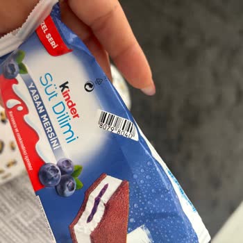 Küflü Kinder Süt Dilimi Ürünü İle Karşılaştım