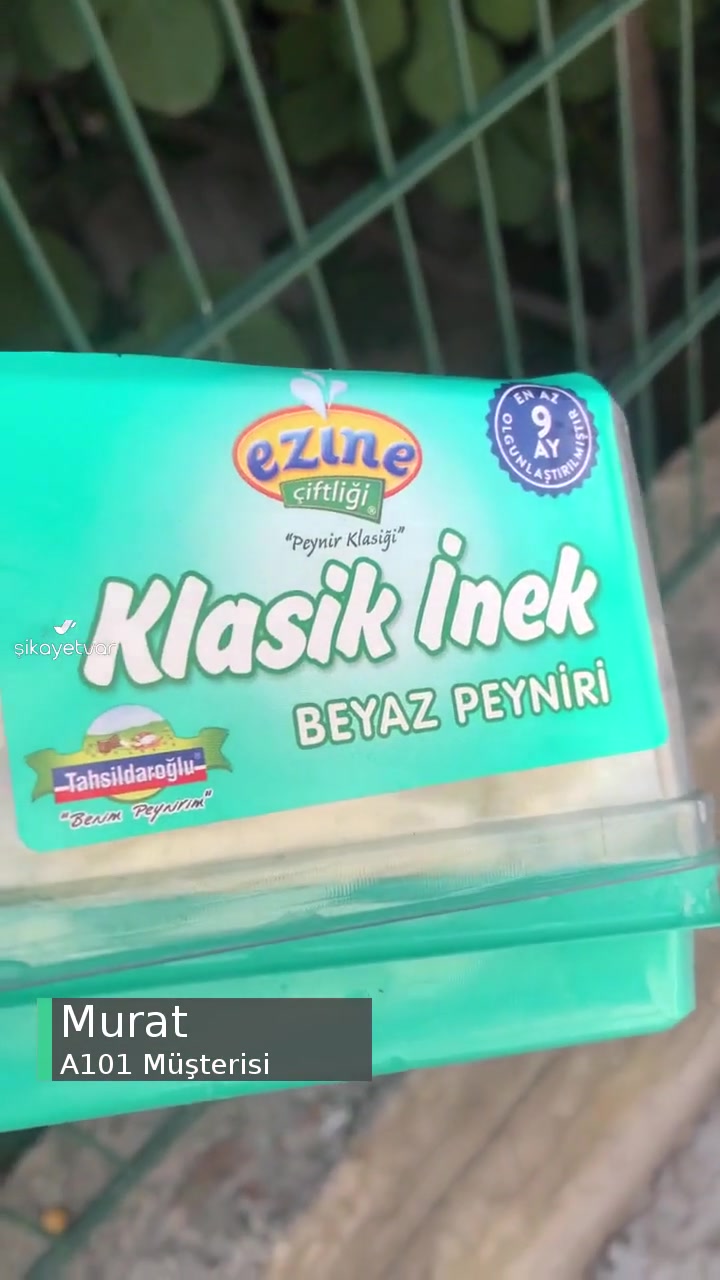 A101 Bozulmuş Kokmuş Ezine Peyniri videonun kapak resmi