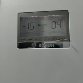 Bosch Buzdolabında Ray Ve Kat Kırılması İle Derece Sorunu