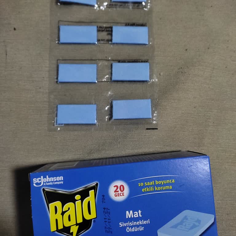 Raid Mat Tablet Sivrisineklere Karşı Etkisiz Kaldı, Çocuklarımız Uyuyamadı