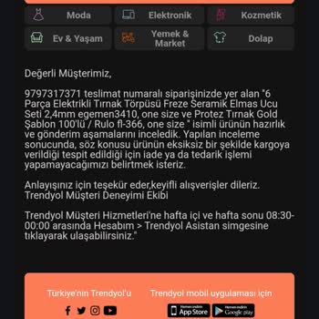 Eksik Ve Hasarlı Teslimat, İade Talebine Ret!