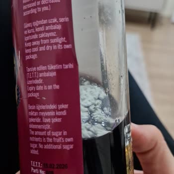 Zühre Ana Karadut Özü Şişesinde Küf Sorunu ve Para İadesi Talebi