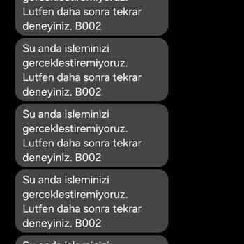 Turkcell Uygulamasından Sürekli Hata SMS'leri Alıyorum, Sorunum Çözülmüyor