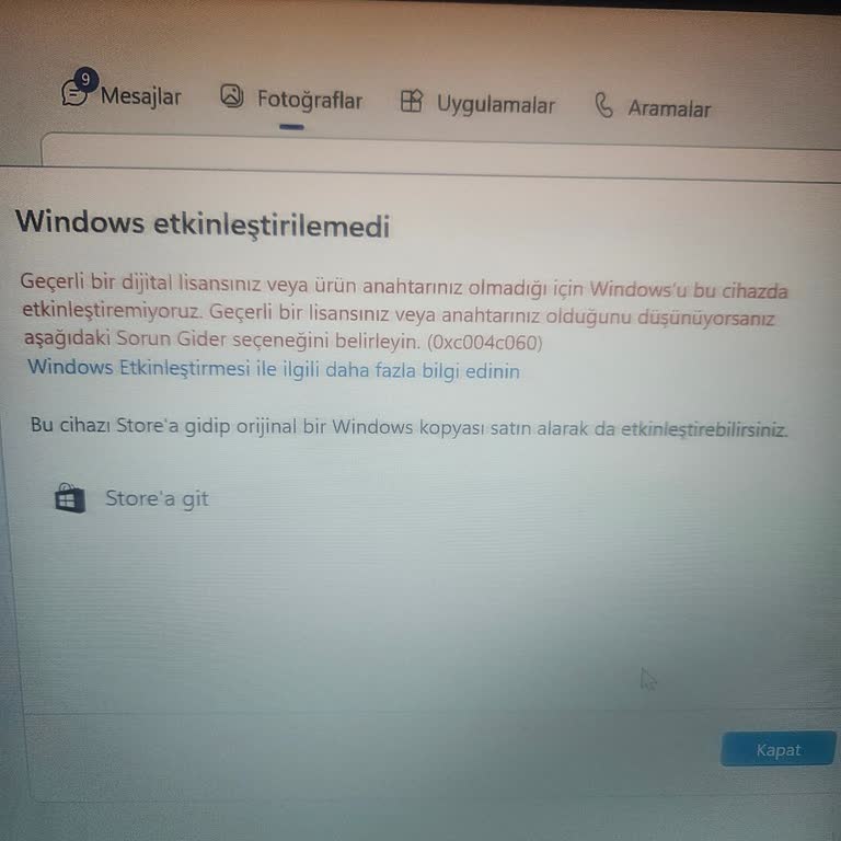 Geçersiz Dijital Lisans Anahtarı Ve İade Mağduriyeti