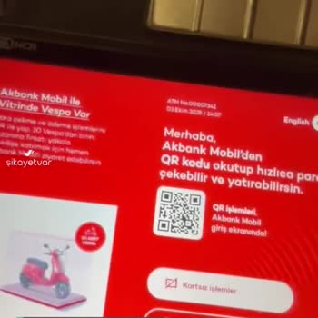 Akbank ATM Para Yutuyor