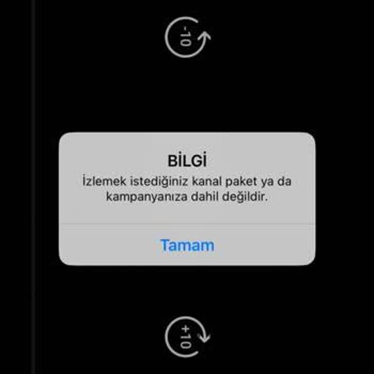 Tod TV Uygulamasında Paket Dahil Diziyi TV'de İzleyememe Sorunu Ve Yetersiz Destek