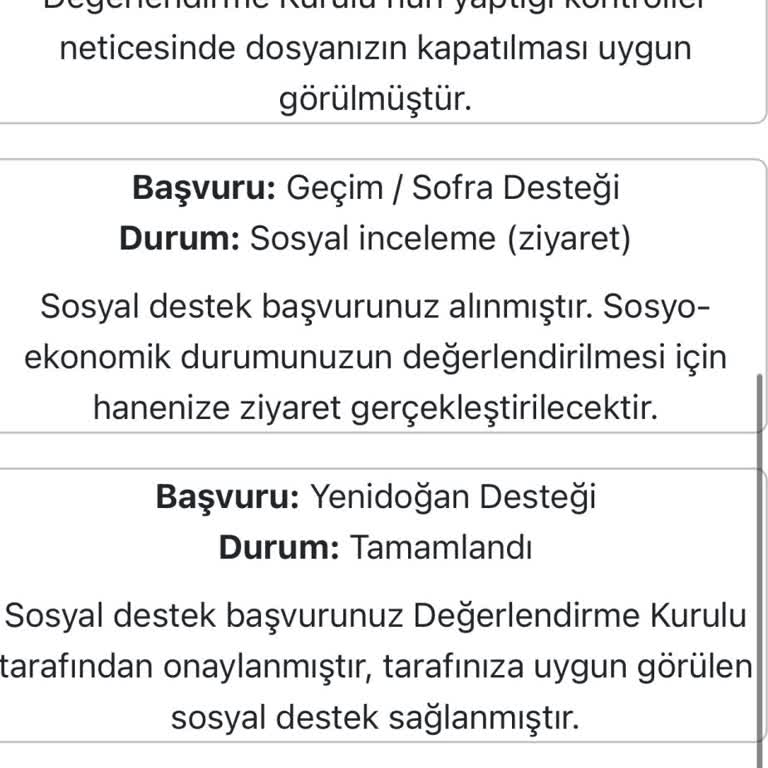 Gıda Yardımı Başvurum Haftalardır Sonuçlanmadı, Mağduriyetim Artıyor