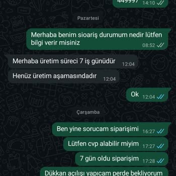 Perde Siparişim Kayıp Kimse İlgilenmiyor Mağdurum