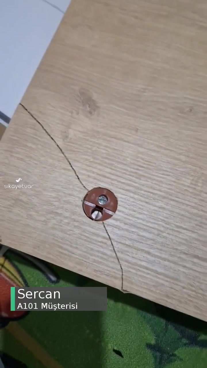 A101 21 Gün Sonra Kırık Gelen Masa! videonun kapak resmi