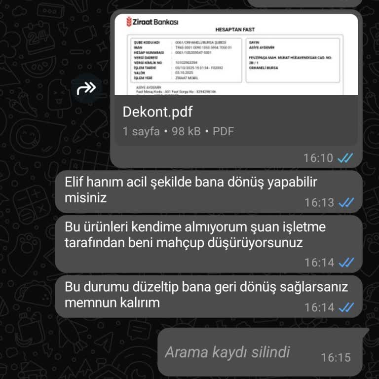 Sipariş Sonrası İletişim Yok, Ürün Ve Para Kayıp