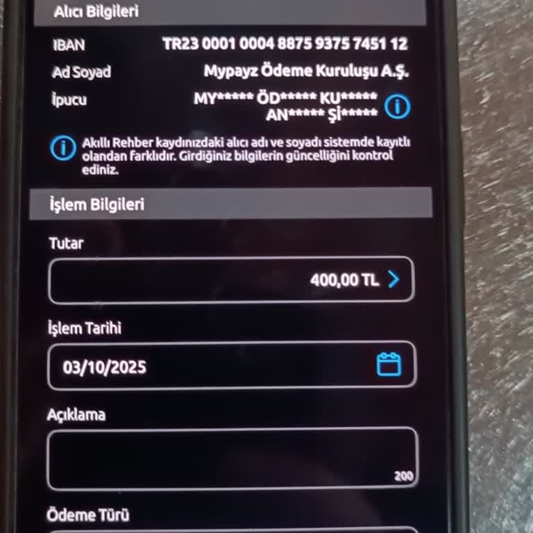 Yatırdığım 400 TL Hesabıma Geçmedi, Destek Alamıyorum