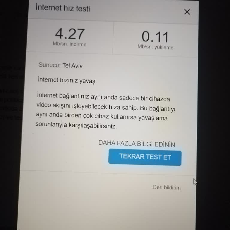 Vaat Edilen İnternet Hızına Ulaşılamıyor, Sorun Çözülmüyor