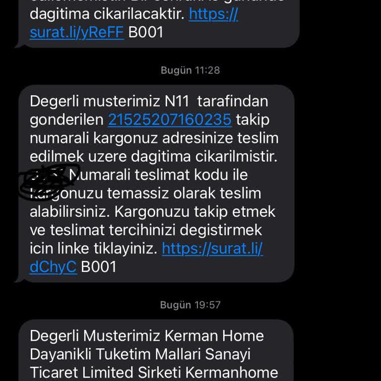 Sürat Kargo Teslimat Gecikmesi Ve İletişim Eksikliği Mağduriyeti