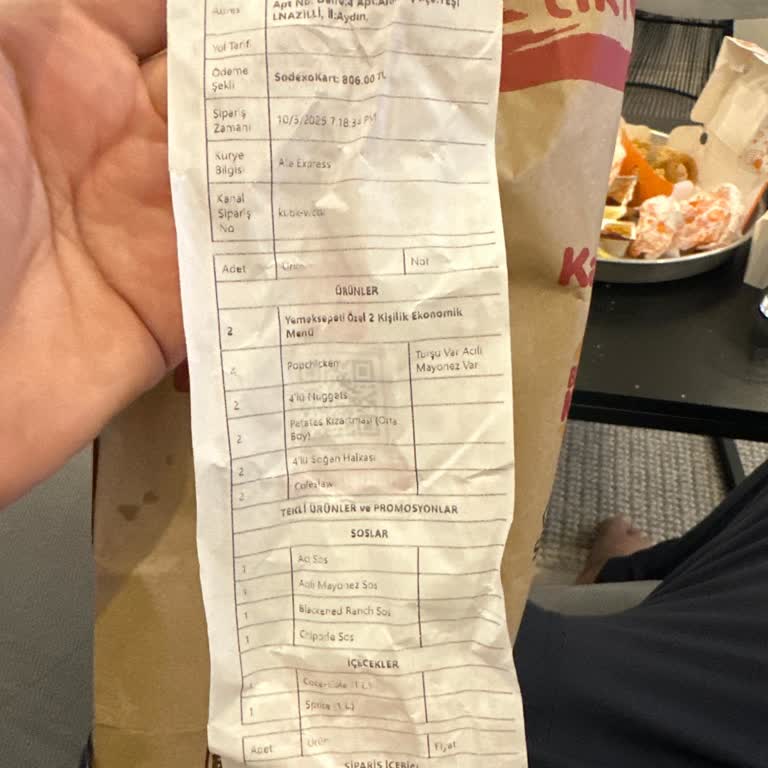 Popeyes Sürekli Eksik Ürün Ve İlgisiz Müşteri Hizmetleri