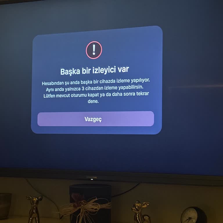 Gain Uygulamasında 'Başkası İzliyor' Hatası Nedeniyle İzleme Sorunu