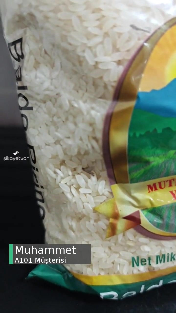 A101’den Aldığım Ovadan Baldo Pirinçten Böcek Çıkması! videonun kapak resmi