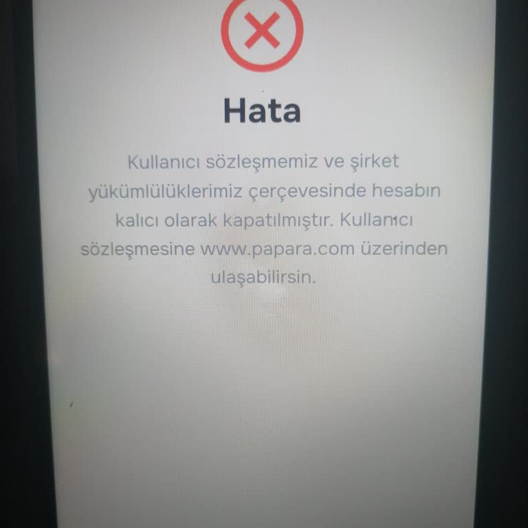 Papara Hesabım Kapatıldı Param Ve Altın Hesabımın Akıbetiyle İlgili Bilgi Alamıyorum