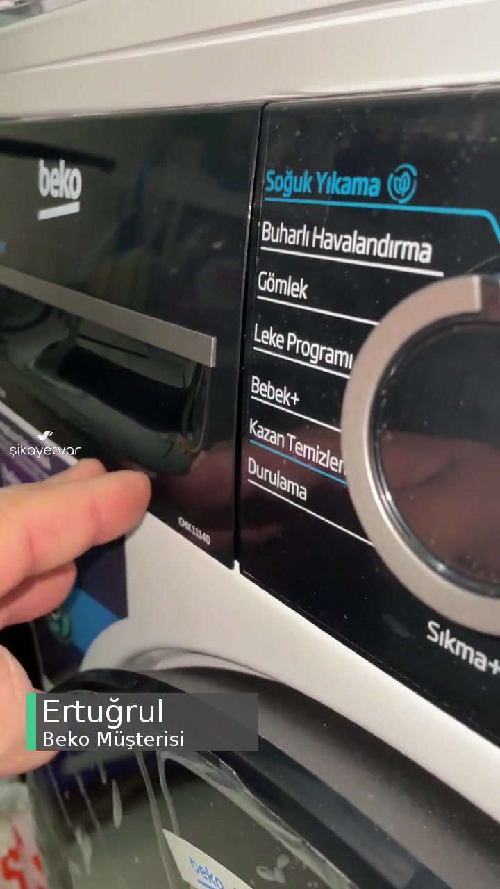 Beko Cmx 11140 Çamaşır Makinesi Deterjan Kapağı Oturmuyor videonun kapak resmi
