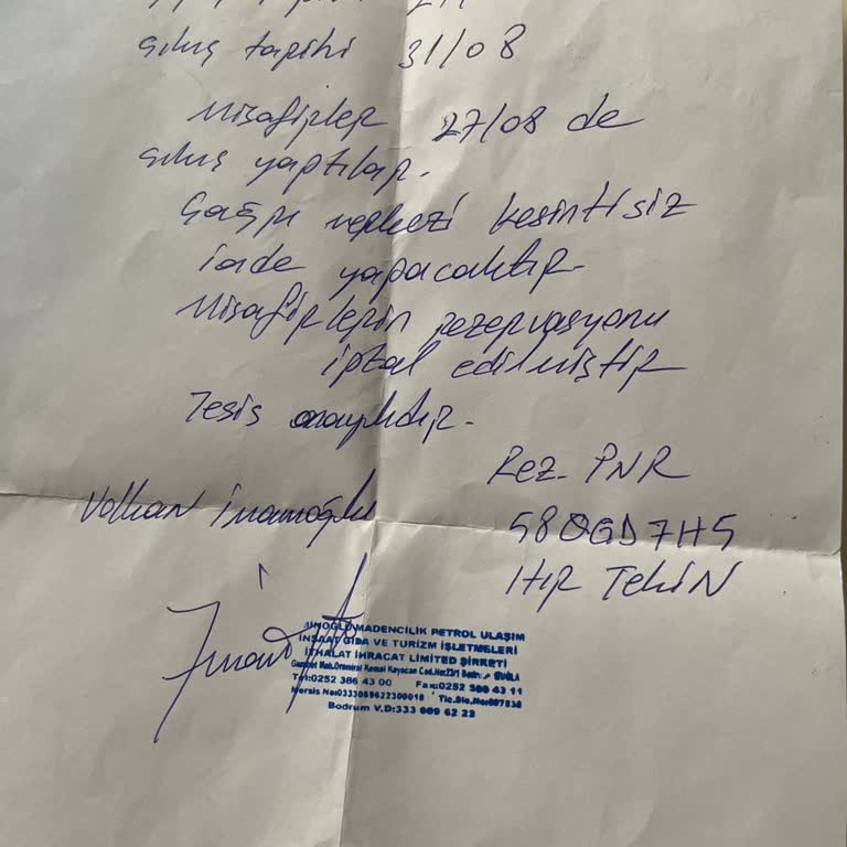 Kullanmadığım Otel Hizmetinin İadesi 1,5 Aydır Yapılmıyor, Mağdur Ediliyorum