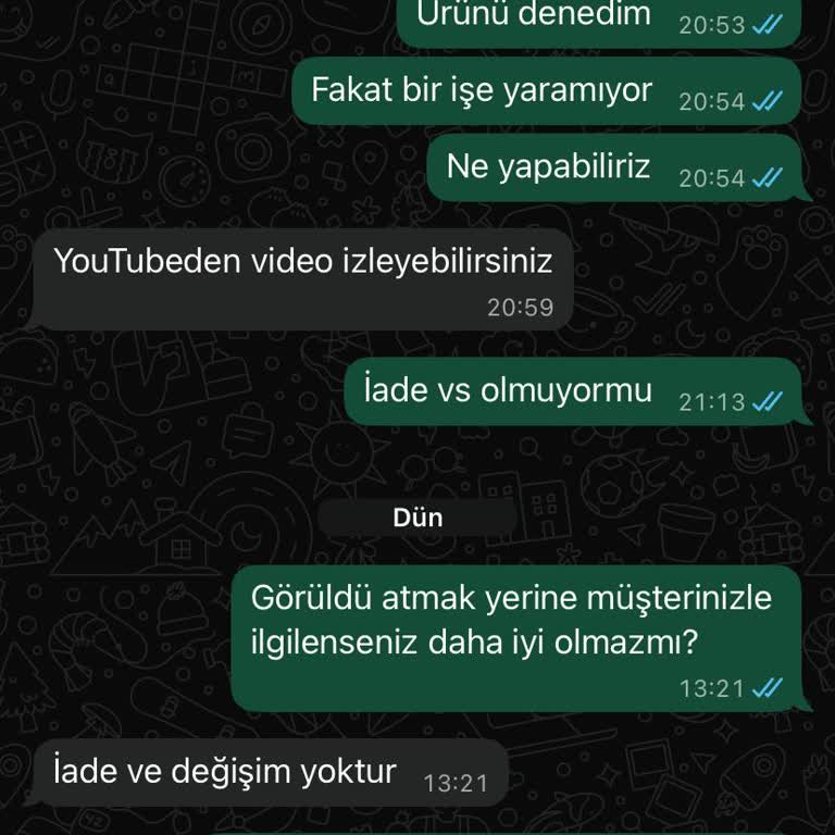 Kullanılamayan Ürün, İade Ve İletişim Sorunu!