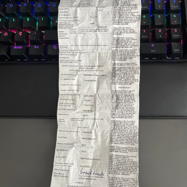 Martı Tag Motorum Bağlandı: Ceza Ve Sorumluluk Konusunda Bilgi Belirsizliği