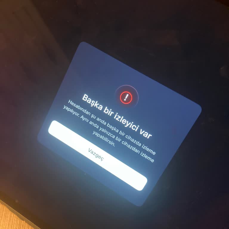 Tek Kullanıcı Olmama Rağmen İzleyici Uyarısı Nedeniyle Uygulamayı Kullanamıyorum