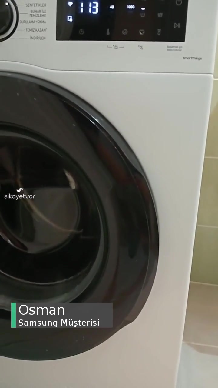 Samsung Çamaşır Makinesinin Kurulduğu Gün Taramalı Tüfek Gibi Çalışması! videonun kapak resmi