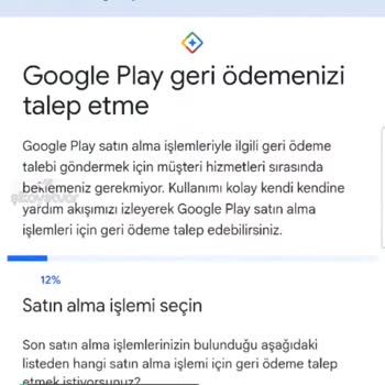 Google Play Ödeme İadesi