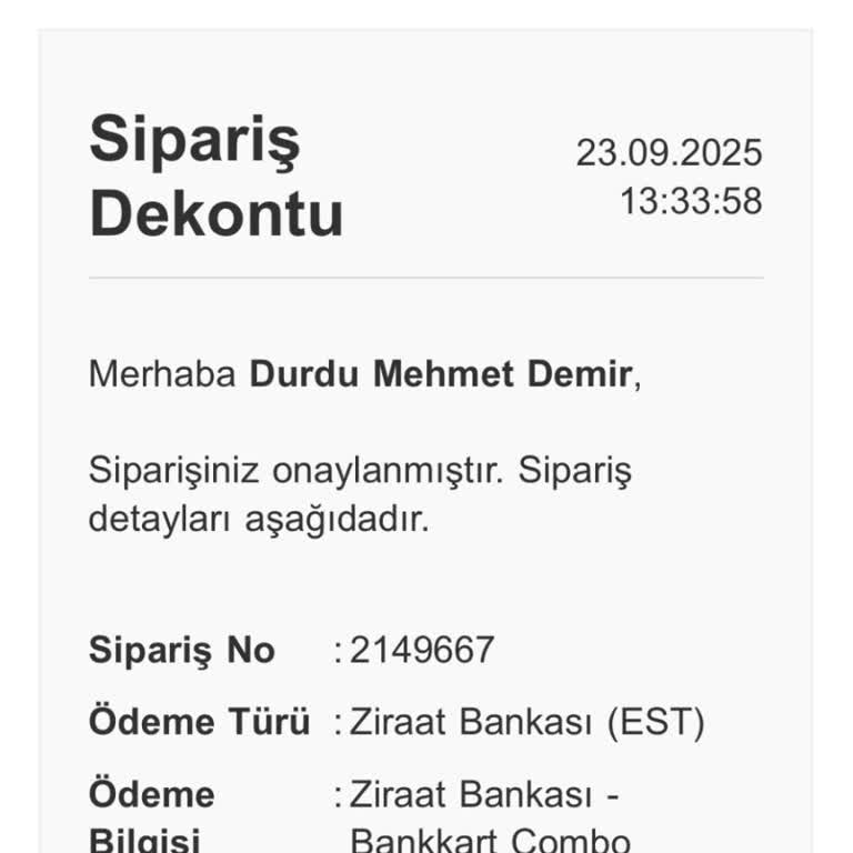 Sipariş Teslim Edilmedi, İade Veya Çözüm Sağlanmıyor