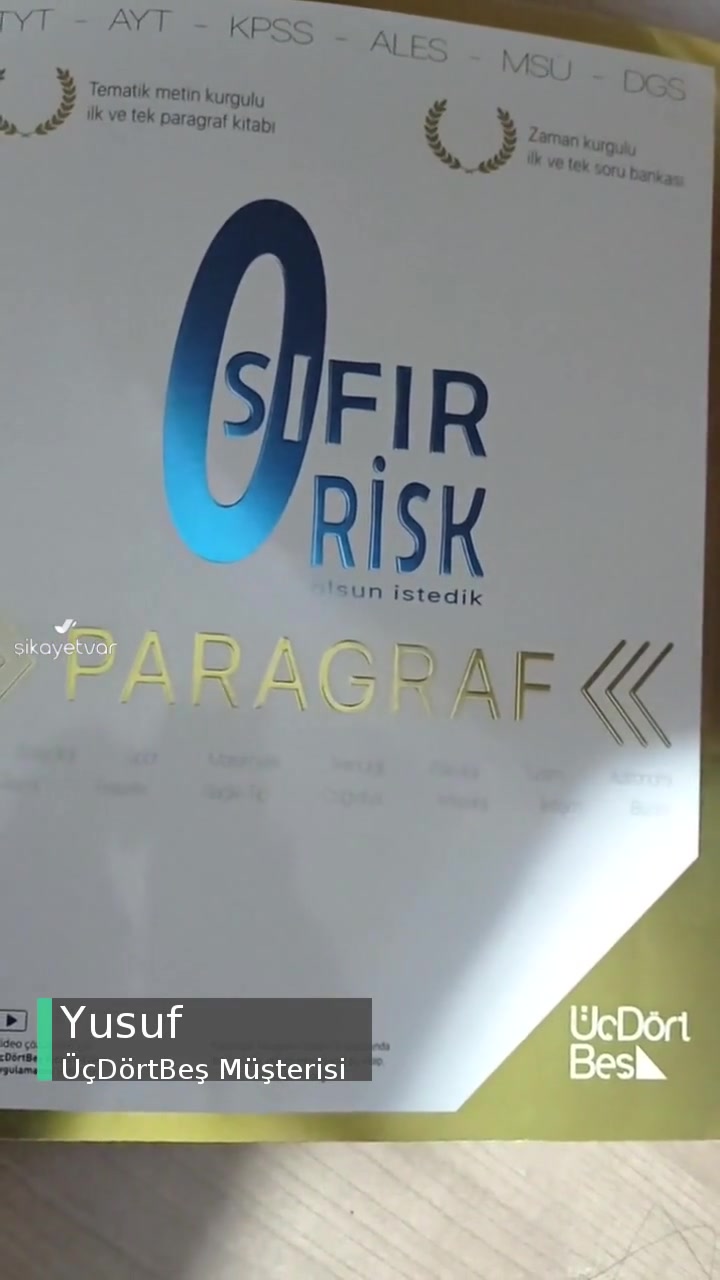 Üçdörtbeş Üründe Hologram Yok! videonun kapak resmi