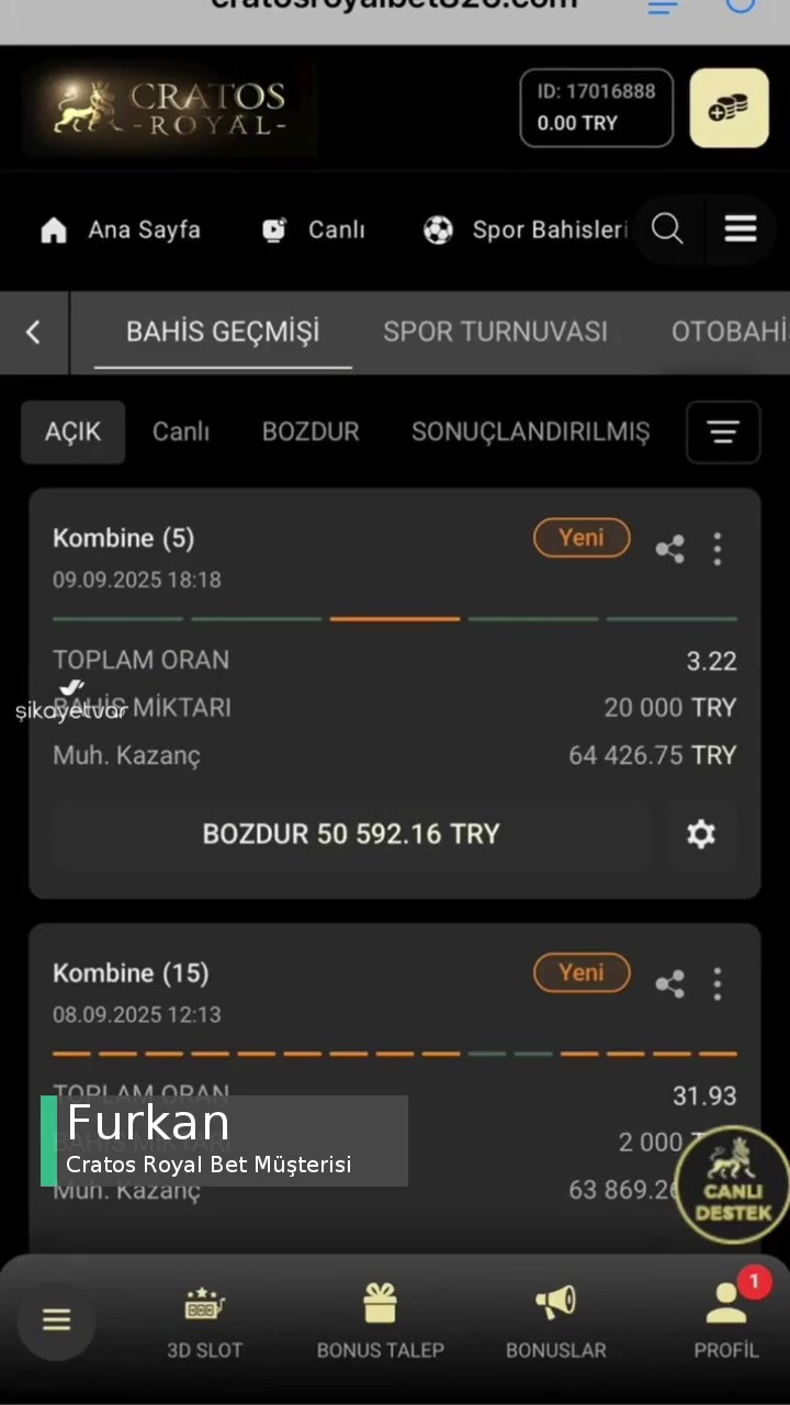 Cratos Royal Bet Paramızı Vermiyor! videonun kapak resmi