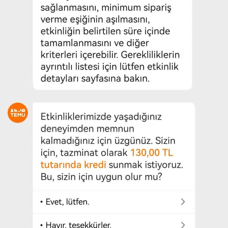 Temu'nun Hediye Kampanyaları Ve Kullanıcı Deneyimi Sorunları